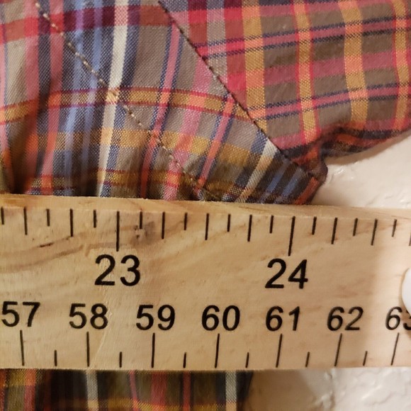 Austin Reed London Men’s Long-Sleeve Button Down Plaid Shirt Sz Medium - Picture 8 of 8